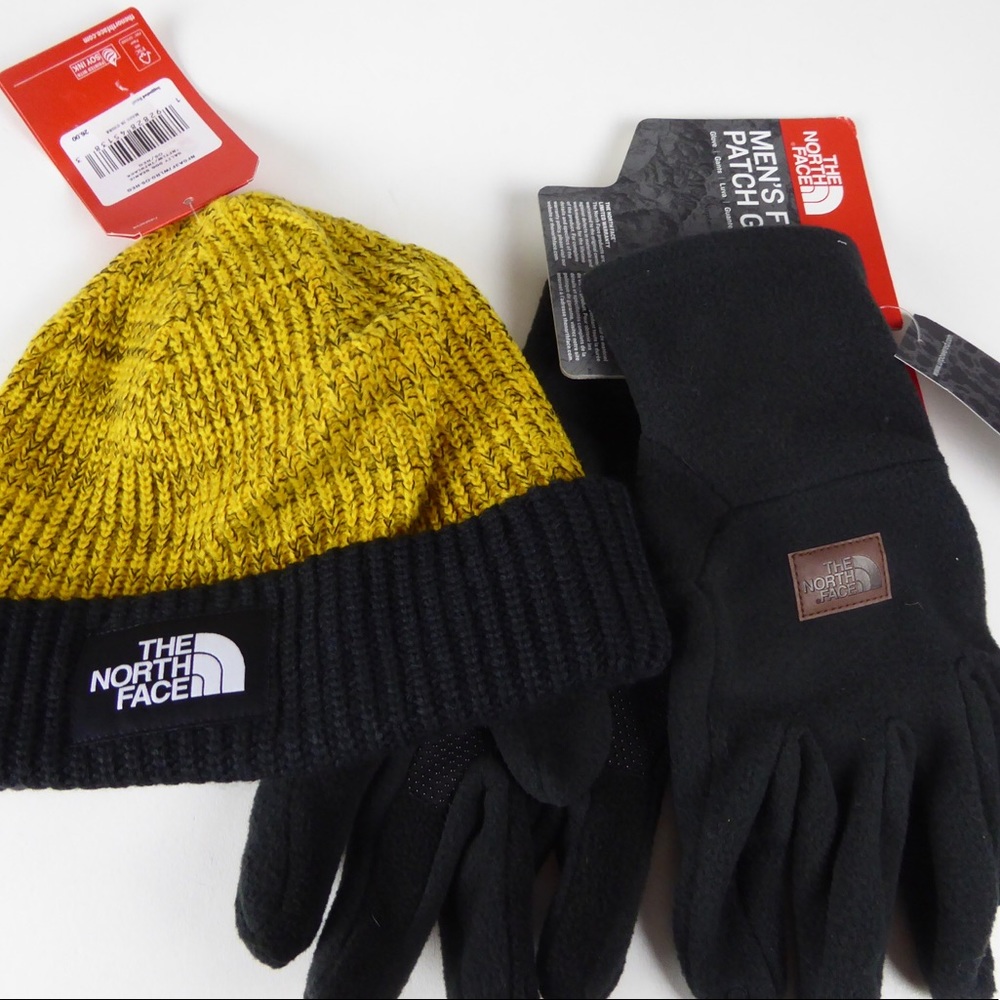 North Face Salty Dog Hat & Fleece Glove Bundle NWT - Picture 13 of 13